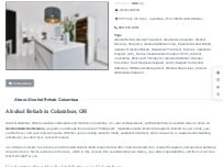 Website Screenshot Alcohol Rehab Columbus