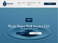 Website Screenshot Wyatt water well Service llc