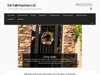 Website Screenshot SG Fabrication LLC