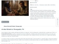 Website Screenshot Alcohol Rehab Chesapeake