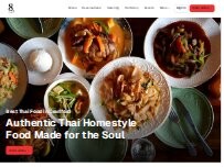 Website Screenshot 8thai restaurant