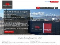 Website Screenshot Stanley Storage Boat & RV