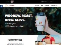 Website Screenshot Caffenio USA Headquarters