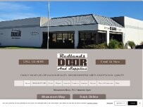 Website Screenshot Redlands Door and Supplies