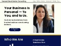 Website Screenshot Versant Real Estate Consulting