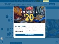 Website Screenshot Long John Silver's