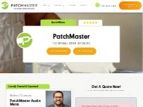 Website Screenshot PatchMaster Austin Metro