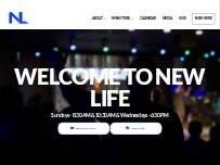 Website Screenshot New Life Church - Kingman