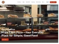 Website Screenshot We're Back Pizza