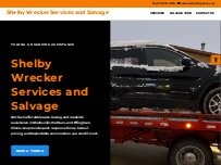 Website Screenshot Shelby Wrecker Services and Salvage