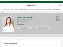 Website Emma C Gauthier, MD