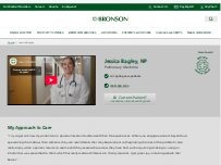Website Screenshot Jessica Bagley, NP