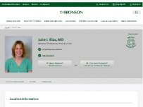 Website Screenshot Julie I Elias, MD