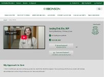 Website Screenshot Lesley DeLille, NP