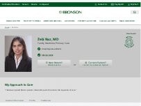 Website Screenshot Zebi Naz, MD