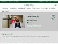 Website Screenshot Satvik Jhamb, MD