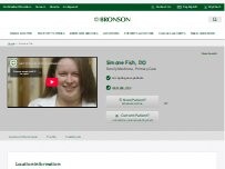 Website Screenshot Simone Bruemmer, DO