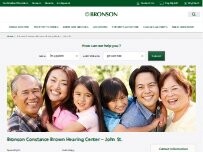 Website Screenshot Amy Boyce, AuD