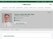 Website Screenshot Thomas A Keller JR., MD, FACC, FSCAI