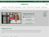 Website Screenshot KayLynn DeCarli, DO