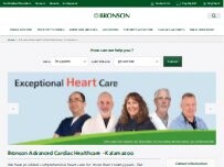 Website Screenshot Thomas A. Franzon, MD
