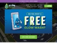 Website Screenshot Glow Express Car Wash - Long Branch