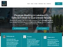 Website Screenshot Kraken the Pressure Washing Experts - Lakeland, Tampa, Winter Haven