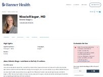 Website Screenshot Nicole Blythe Moore Rieger, MD