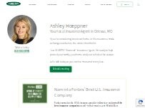 Website Screenshot Ashley Hoeppner - COUNTRY Financial Agent
