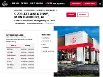 Website Screenshot Arby's