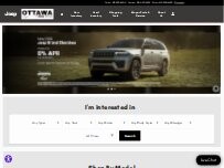 Website Screenshot Ottawa Chrysler Dodge Jeep Ram