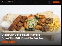 Website Screenshot Taste of Silk Road - Uyghur & Turkish Cuisine