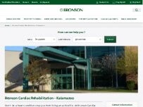 Website Screenshot Bronson Cardiac Rehabilitation - Kalamazoo