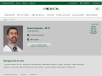 Website Screenshot Sean Cameron, PA-C