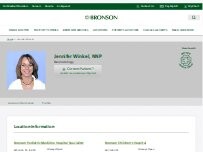 Website Screenshot Jennifer Winkel, NNP