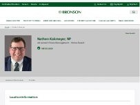 Website Screenshot Nathen Kokmeyer, NP