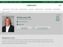 Website Screenshot Michelle Justus, PNP