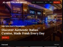Website Screenshot Jo-Jo's Italian Grille