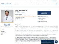 Website Screenshot Nitin Sabharwal, MD