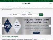 Website Screenshot Bronson Methodist Hospital