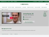 Website Screenshot Jim VanHuysen, DO