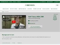 Website Screenshot Ruth Tatara, MSN, CNM