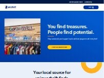 Website Screenshot Donation Center - Goodwill of Orange County