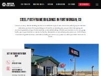 Website Screenshot Morton Buildings, Inc.