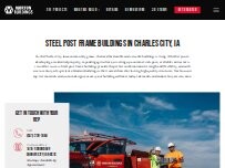 Website Screenshot Morton Buildings, Inc.