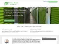 Website Green Door Self Storage