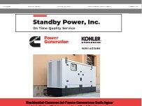 Website Screenshot StandBy Power, Inc