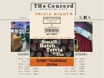 Website Screenshot THe Concord