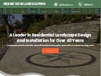 Website Screenshot Grand View Landscaping
