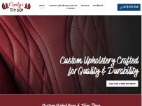 Website Screenshot Curly's Trim Shop